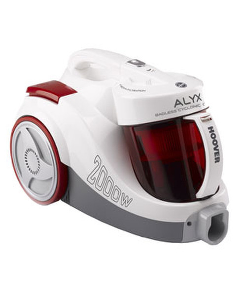 Hoover TC1207 Cylinder vacuum 2000W Red,White vacuum