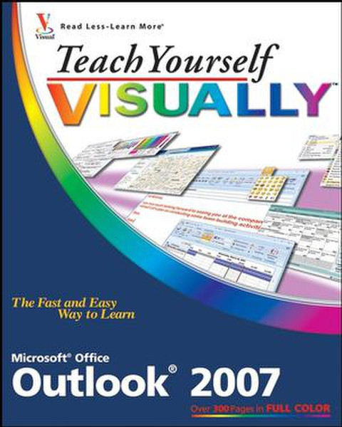 Wiley Teach Yourself VISUALLY Outlook 2007 303pages software manual