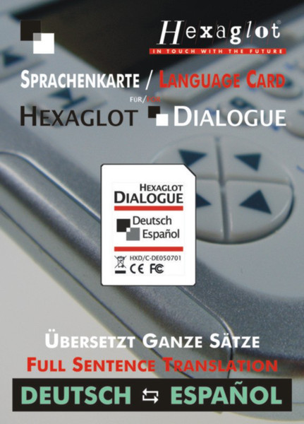 Hexaglot Dialogue Language Card German-Spanish