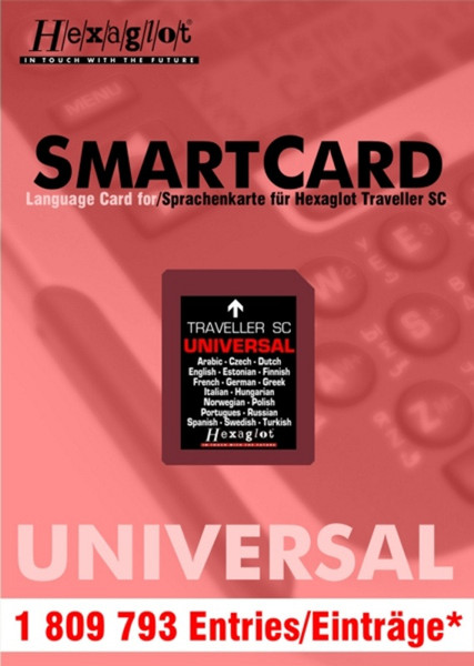 Hexaglot SmartCard Universal