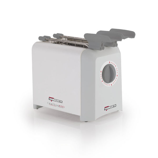 Termozeta Grand Toast 1000 2slice(s) 500W Grau, Weiß