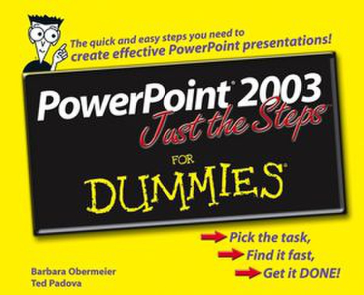 Wiley PowerPoint 2003 Just the Steps For Dummies 212Seiten Englische Software-Handbuch