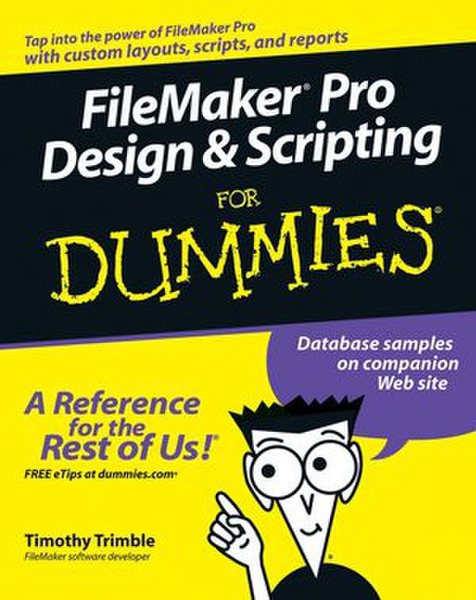 Wiley FileMaker Pro Design & Scripting For Dummies 384Seiten Englische Software-Handbuch