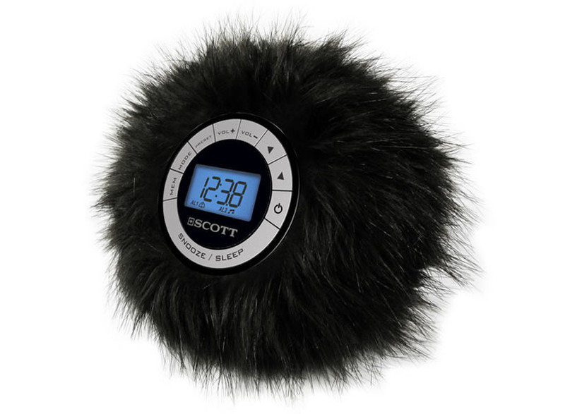SCOTT CX 56 Furry Tragbar Schwarz, Chrom Radio