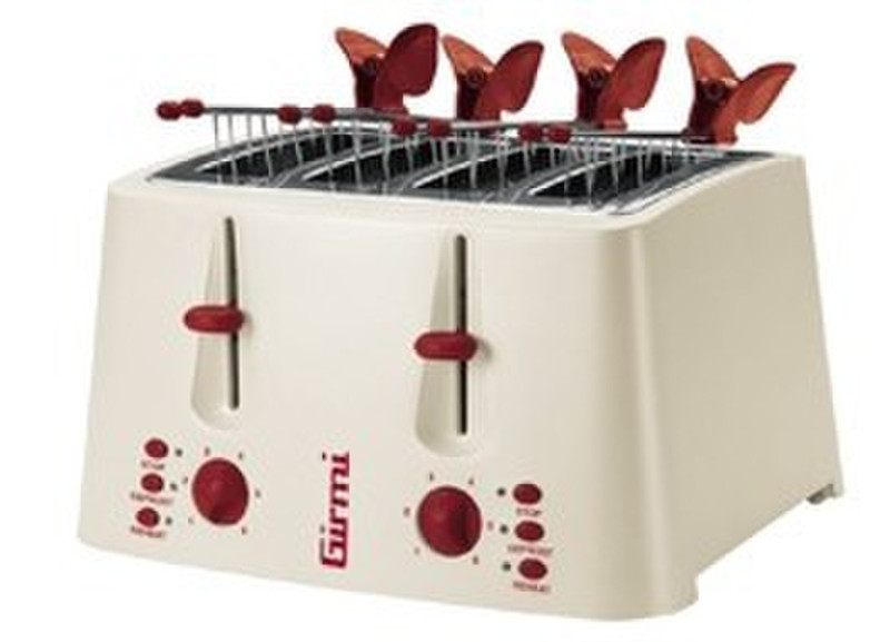Girmi TP36 4slice(s) 1600W White toaster