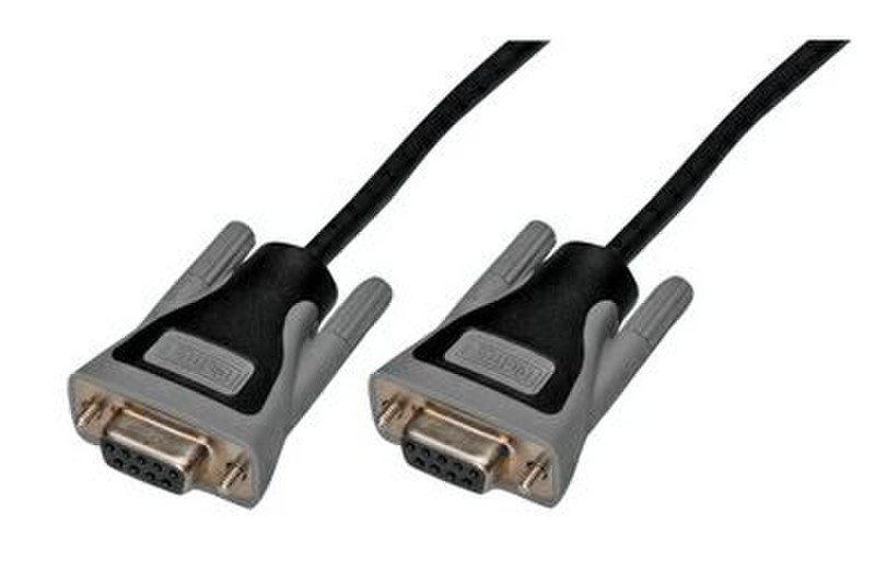 Digitus D-Sub9 -> D-Sub9, 2m 2m VGA (D-Sub) VGA (D-Sub) Black,Grey