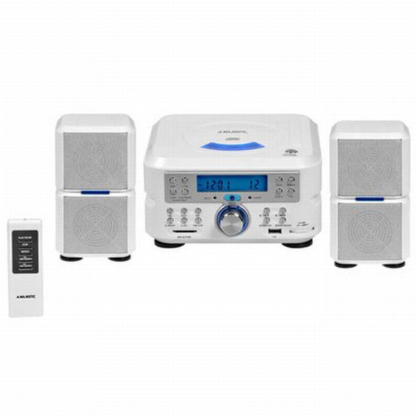 New Majestic AH-2335MP3-USB-WH White home audio set