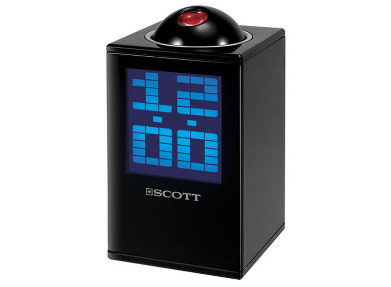 SCOTT XKP 50 Black alarm clock