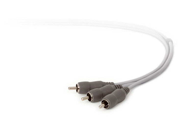 Techlink Wires1st, RCA - 2 x RCA, 1.5 m 1.5м RCA 2 x RCA Черный, Серый