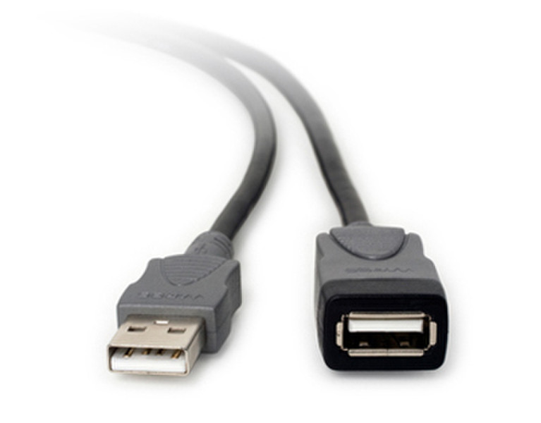 Techlink 2.0m USB A M/F 2m USB A USB A Black