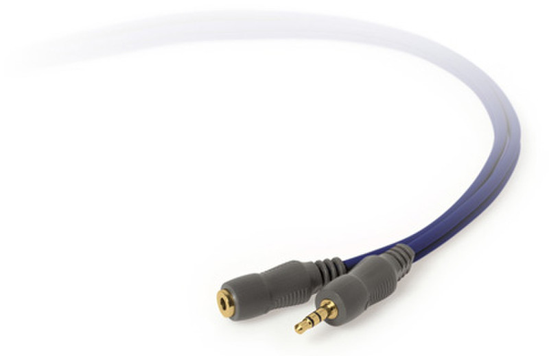 Techlink 5.0m 3.5mm M/F 5m 3.5mm 3.5mm Blau, Grau