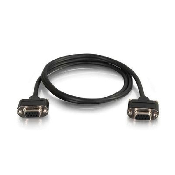 C2G 52180 10.67m DB9 f DB9 f Black serial cable