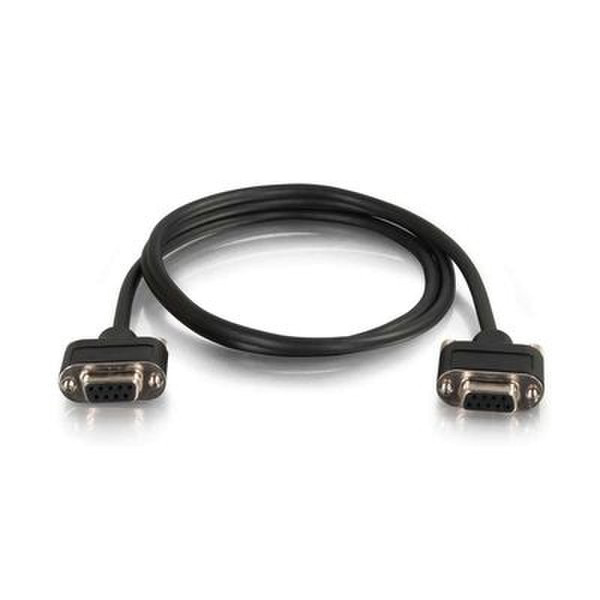 C2G 52180 10.67m DB9 F DB9 F Schwarz Serien-Kabel