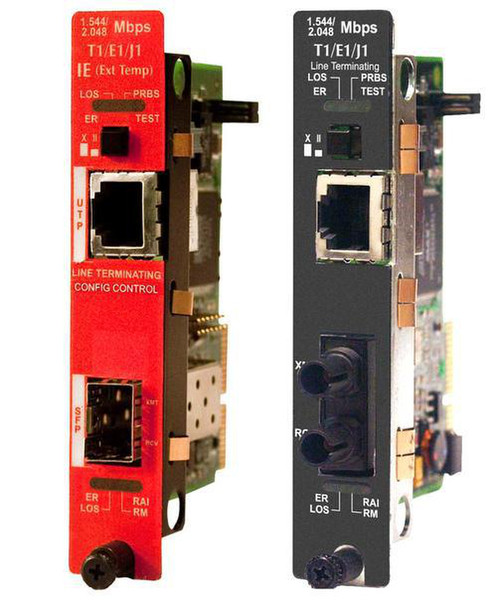 IMC Networks iMcV-T1/E1/J1-LineTerm Eingebaut 2.048Mbit/s 1300nm Multi-Modus Netzwerk Medienkonverter