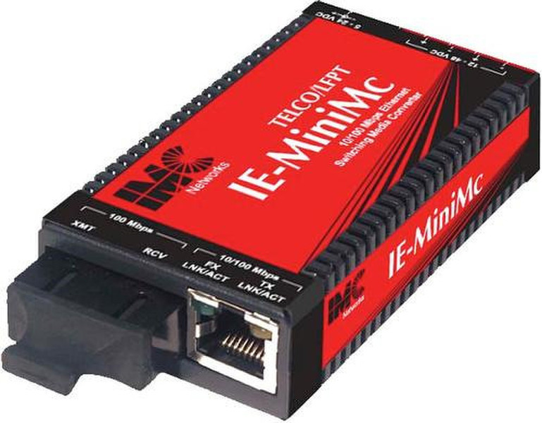 IMC Networks IE-MiniMc Eingebaut 100Mbit/s Multi-Modus Schwarz, Rot Netzwerk Medienkonverter