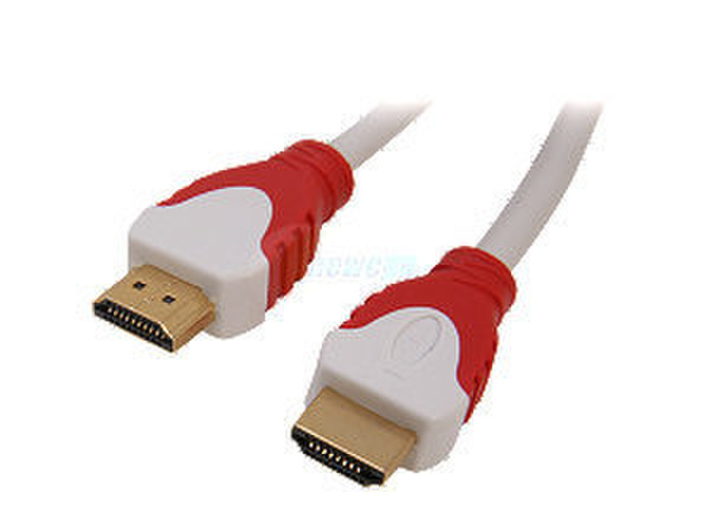 Link Depot HDMI, 6 ft 1.83м HDMI HDMI Красный, Белый