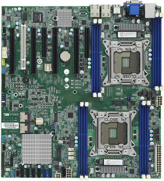 Tyan S7055AGM3NR Socket R (LGA 2011) SSI EEB motherboard
