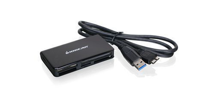 iogear GFR381 USB 3.0 Черный устройство для чтения карт флэш-памяти
