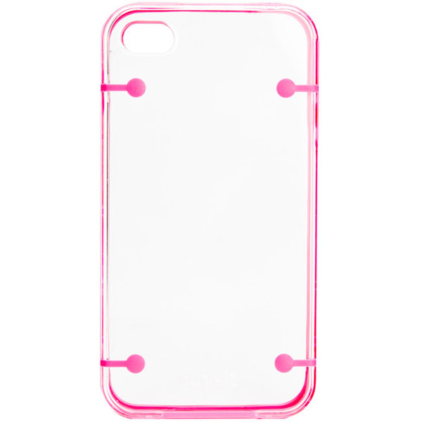 Xqisit iPlate style Cover case Pink,Transparent