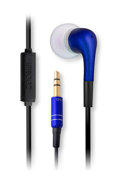 ifrogz EarPollution Luxe Bud Binaural im Ohr Blau