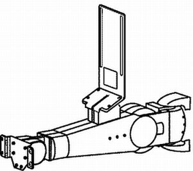 Ergotron 400 Series Combo Arm, Rotate Vertical Mount Base. Black