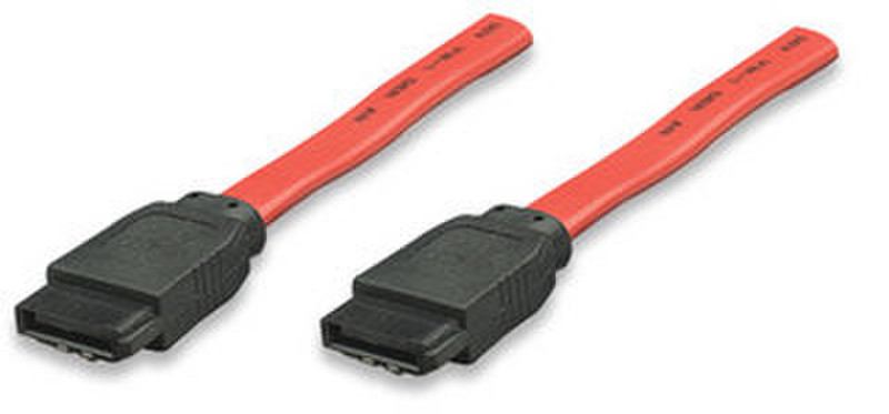 Manhattan SATA Data Cable 0.7m SATA Rot SATA-Kabel