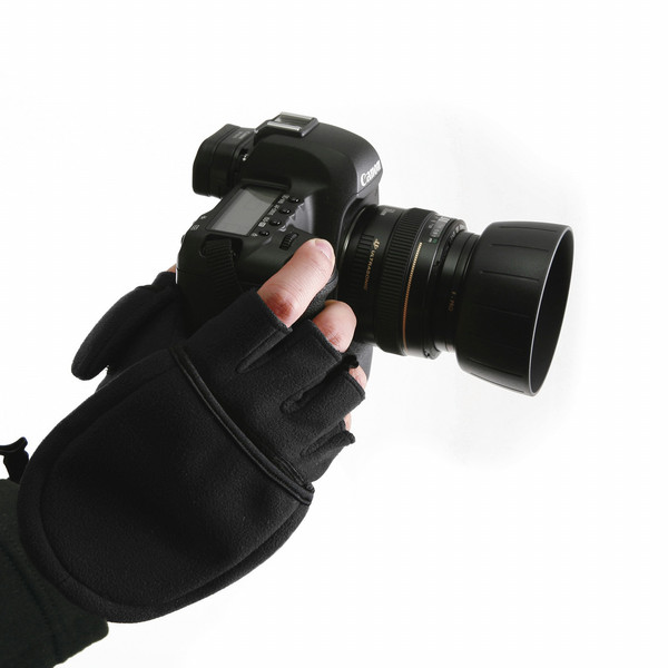 Kaiser Fototechnik 6374 Шерсть Черный защитная перчатка