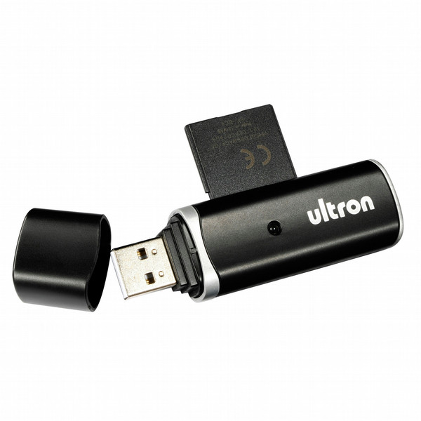 Ultron 72142 USB 2.0 Черный устройство для чтения карт флэш-памяти