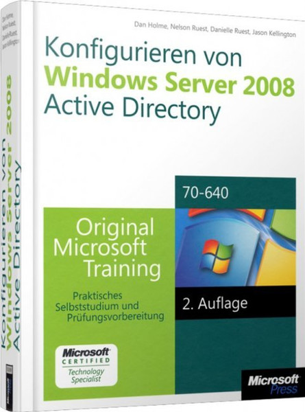 Microsoft Konfigurieren von Windows Server 2008 Active Directory 1071Seiten Deutsche Software-Handbuch