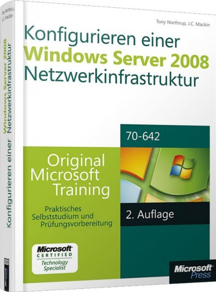 Microsoft Konfigurieren einer Windows Server 2008-Netzwerkinfrastruktur 798pages German software manual