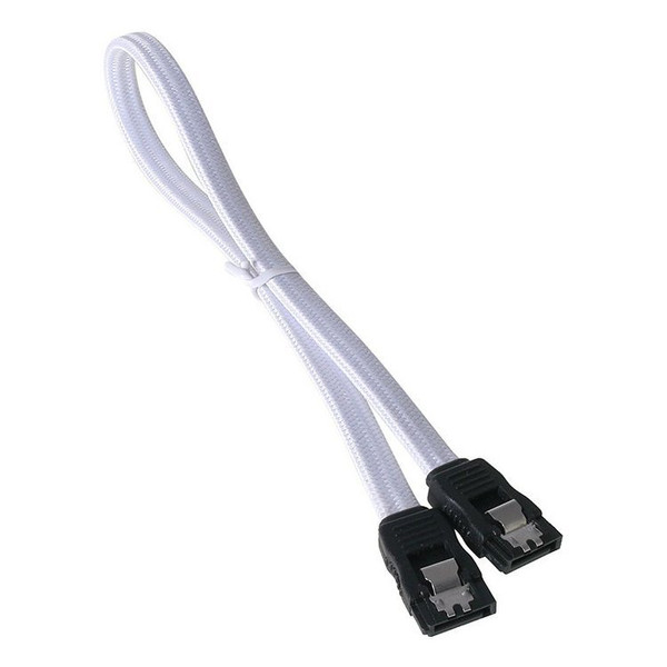 BitFenix SATA 6Gb/s, 0.3m 0.3m Weiß SATA-Kabel