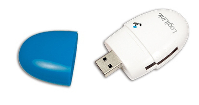 LogiLink CR0028 USB 2.0 Синий устройство для чтения карт флэш-памяти