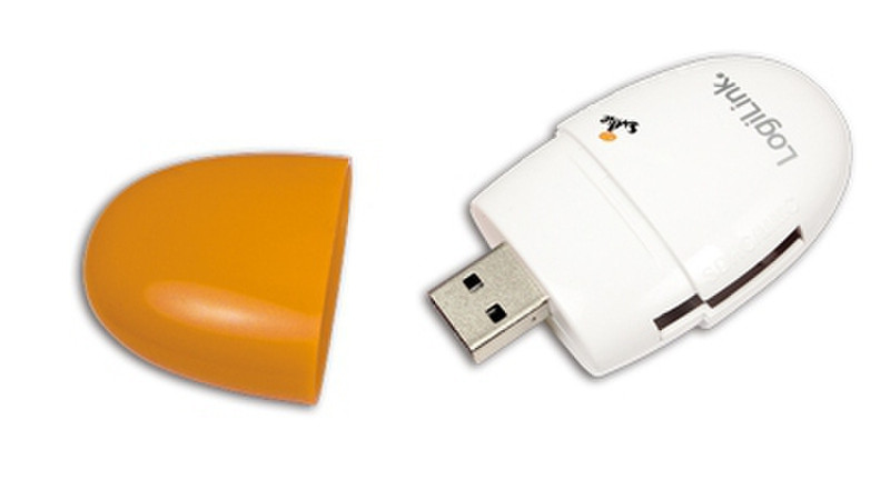 LogiLink CR0029 USB 2.0 Orange Kartenleser