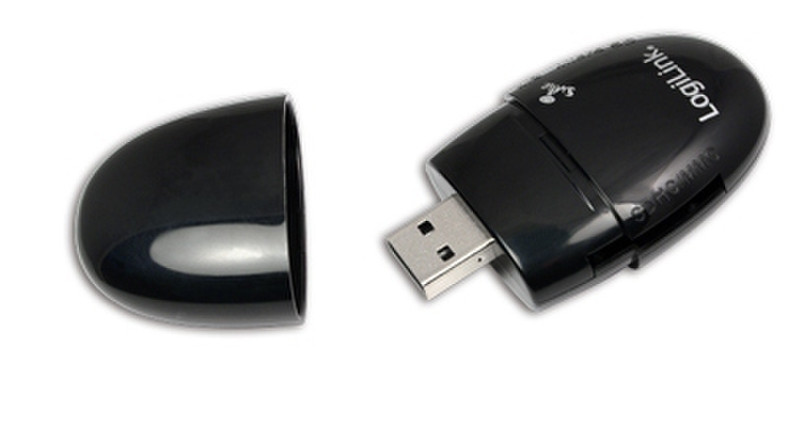 LogiLink CR0031 USB 2.0 Черный устройство для чтения карт флэш-памяти