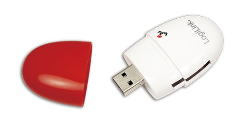 LogiLink CR0032 USB 2.0 Красный устройство для чтения карт флэш-памяти