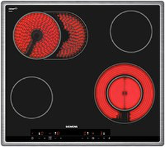 Siemens ET645EN11 built-in Electric induction Black,Stainless steel hob