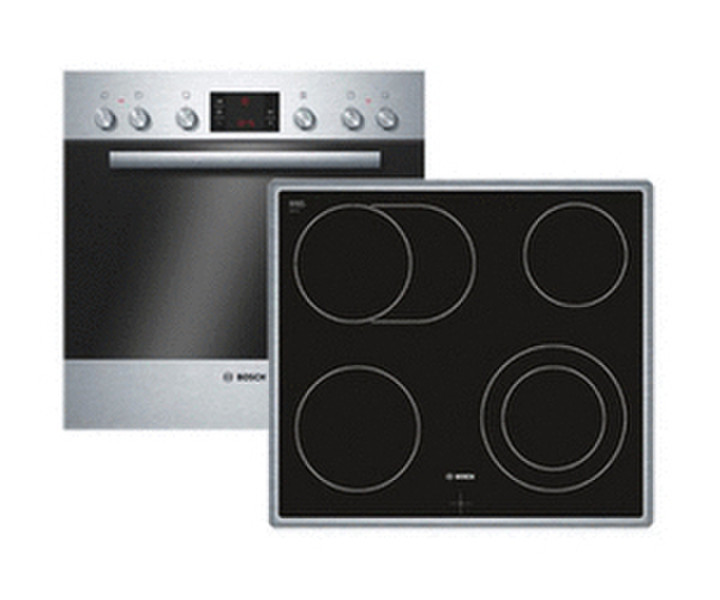 Bosch HEB23C154 + NKN645G14 Ceramic Electric oven cooking appliances set