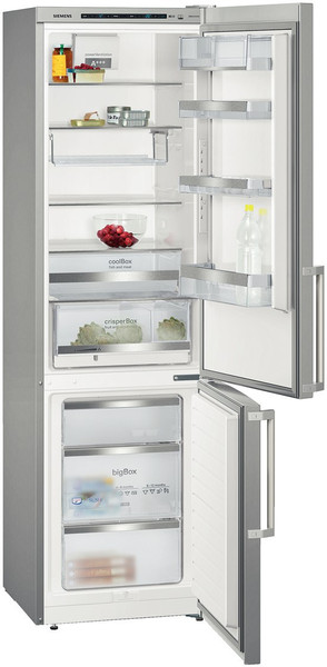 Siemens KG39EAL40 Отдельностоящий 247л 89л A+++ Нержавеющая сталь холодильник с морозильной камерой