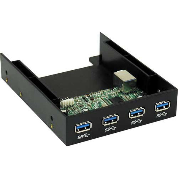 LC-Power LC-HUB35-4 - USB Hub 12Мбит/с Черный