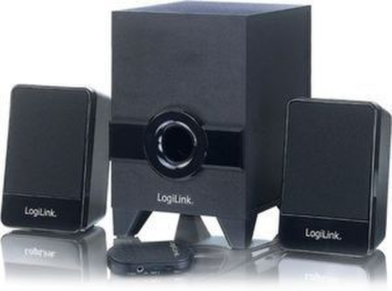 LogiLink Active Speaker System Stereo with Subwoofer 2.1 2.1 4W Black