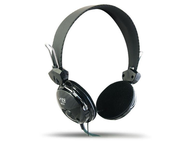 Wintech WH-5 Binaural Kopfband Schwarz Headset
