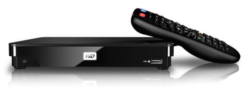 Western Digital TV Live Hub, 500GB 1920 x 1080пикселей Черный медиаплеер