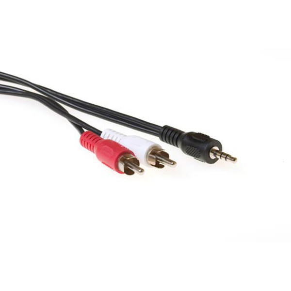 Advanced Cable Technology AK2075 1.2m 3.5mm 2 x RCA Schwarz, Rot, Weiß Audio-Kabel
