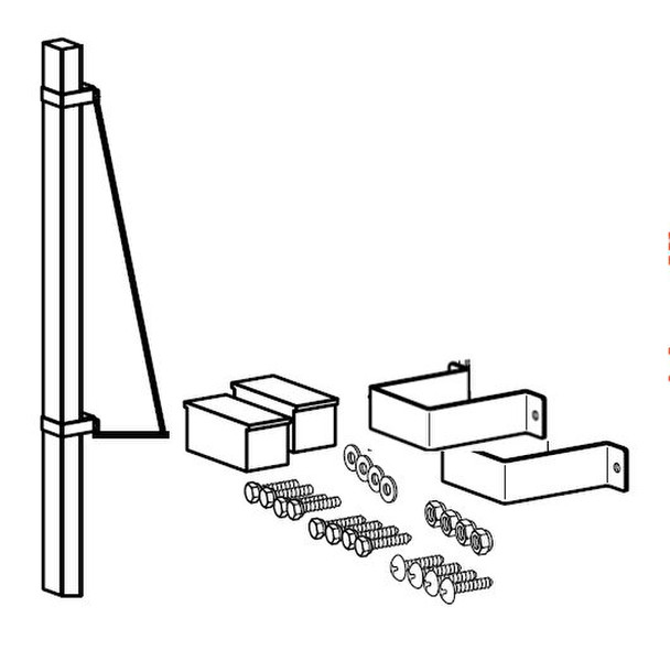 Ergotron Attachment Options Wall/Bench Mounting Kit for 2