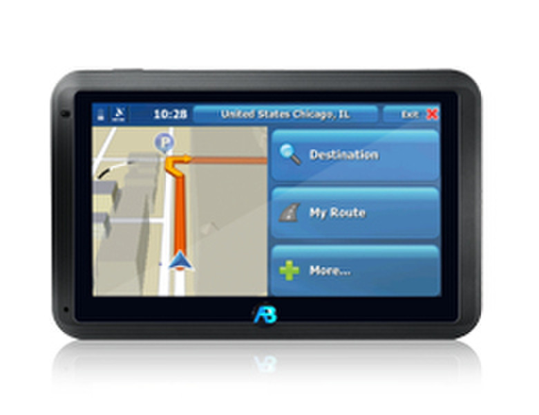 Apollo Bell PND 4.3" Fixed 4.3" TFT Touchscreen Black