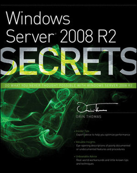 Wiley Windows Server 2008 R2 Secrets 576страниц руководство пользователя для ПО