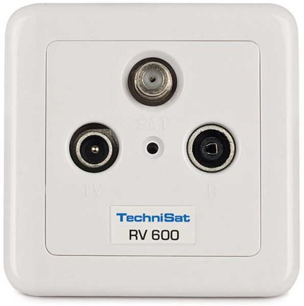 TechniSat TechniPro RV 600-10 Weiß Steckdose