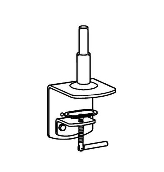 Ergotron HD Series Swivel-Arms Desk Clamp Base