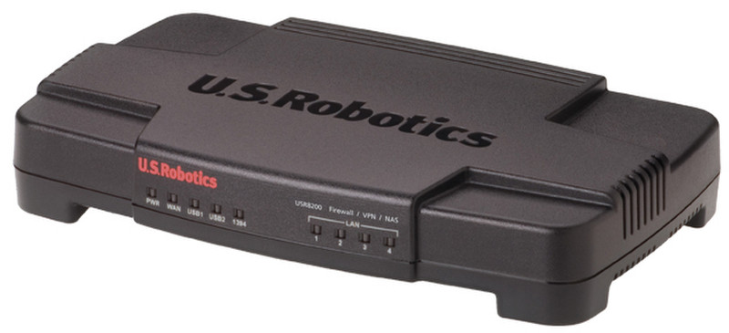 US Robotics USR8200A Черный проводной маршрутизатор