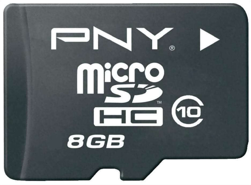PNY MicroSD 8GB MicroSD Class 10 memory card
